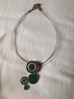 collier - collier fantaisie- tour de cou- chic- perle Noir/Gris