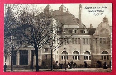 Postcard Essen 1911 City Garden Hall (10352