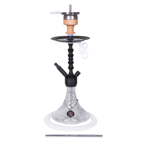 Shisha Komplettset Amy Deluxe Alu Antique Berry S 072.02 - PSMBK-TR Transparent