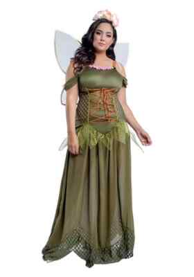 green emerald velvet dress Narcissus Fairy Princess Dress