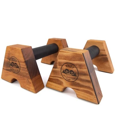 Aries Athletics Athletts | Nachhaltige handgefertigte Liegestützgriffe aus Holz