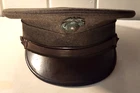 1924 HORSTMANN USMC MARINE CORPS GREEN HAT with EARLY EGA NAMED