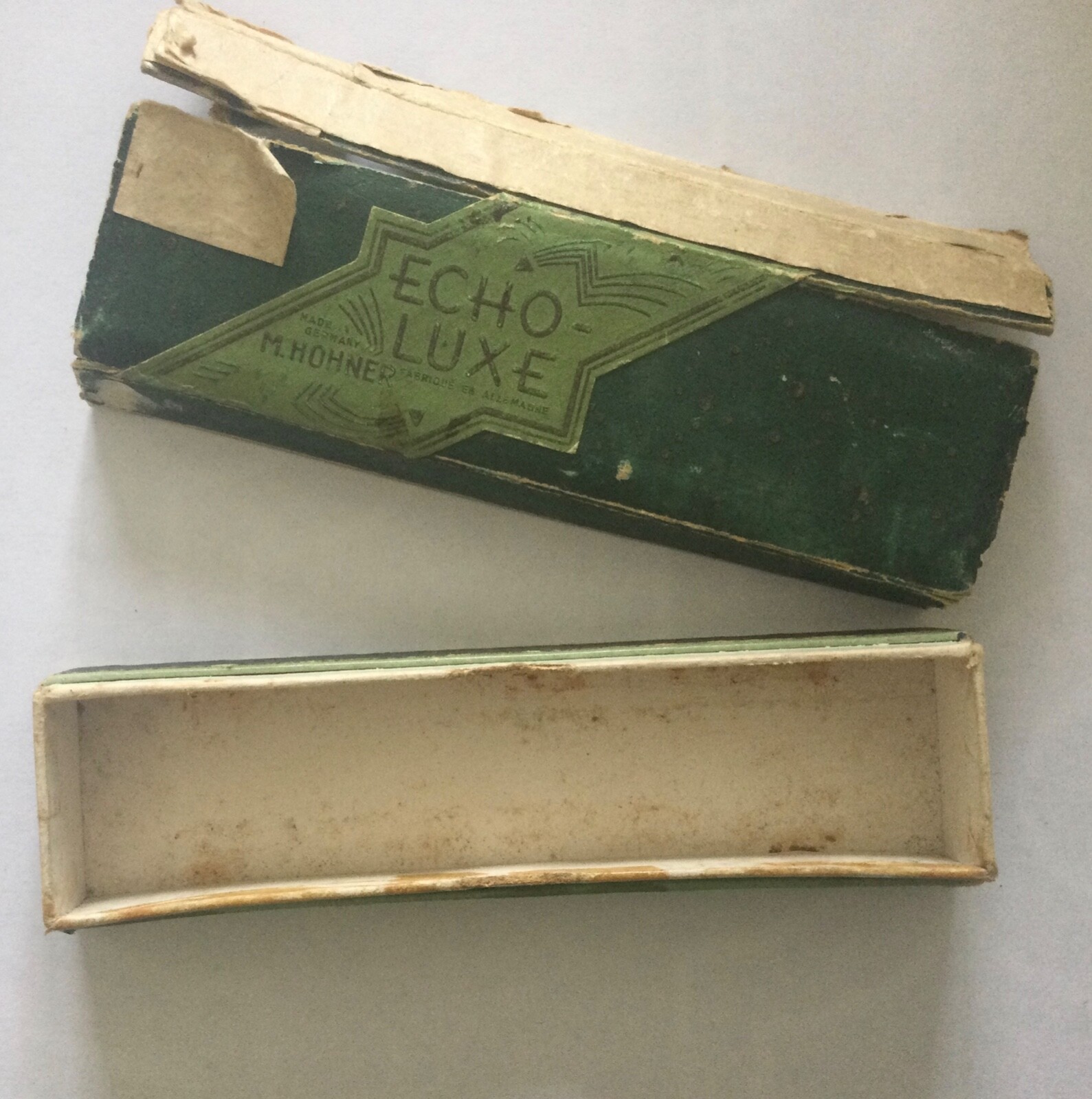 VINTAGE HOHNER "ECHOLUXE" HARMONICA C key Germany eBay