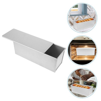  Toast Bread Mold Container Loaf Pan with Lid Grilling Platter Baking Dish