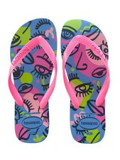 HAVAIANAS 4140258 3562 TOP COOL Ciabatte Infradito Fuxia Viola Occhi Baci Donna