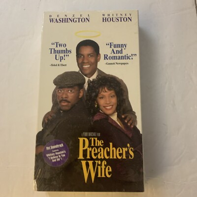 The Preachers Wife 1997 VHS Whitney Houston Denzel Washington