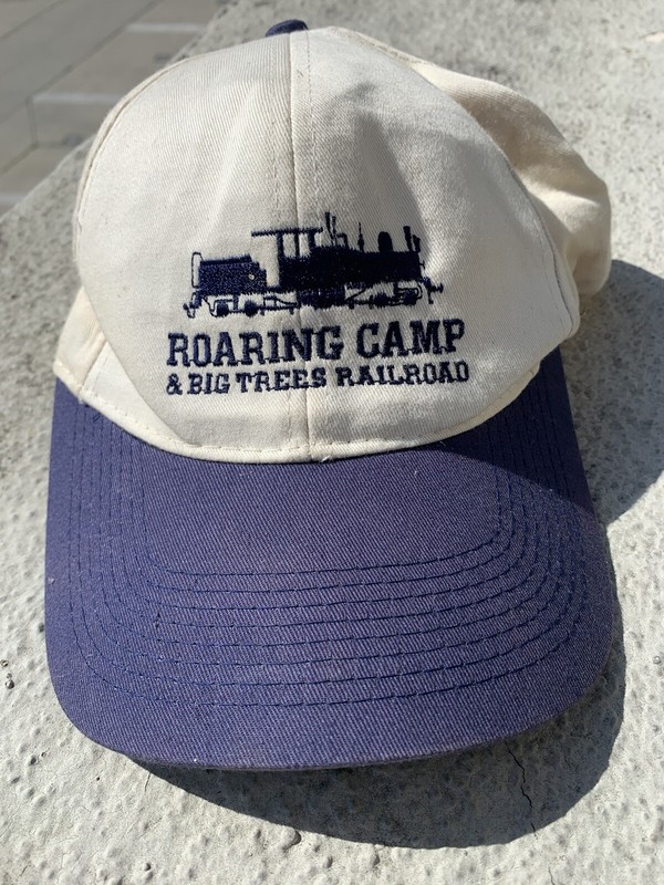 Roaring Camp Big Trees Narrow Gauge Railroad Snapback Adult Cap Hat Conductor