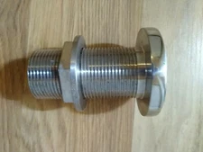 BOAT MARINE THRU HULL STRIAGHT STAINLESS STEEL 1 1/8" 