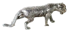 2 1/4 x 1/2 x 4/5 Inch Vintage Casted Lionness Cat Sterling Figure EBS9429/6224