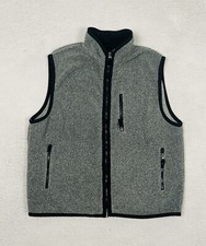 Vintage GAP Men's Gray Fleece Vest Size L