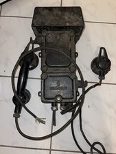 Siemens Grubentelefon Sk 3811/9 III ohne Wählscheibe mit seltenem Zweithörer