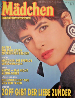 MÄDCHEN 28 - 2.7. 1986 Moden Talking-Poster Five Stars Den Harrow Mode Pop Bravo