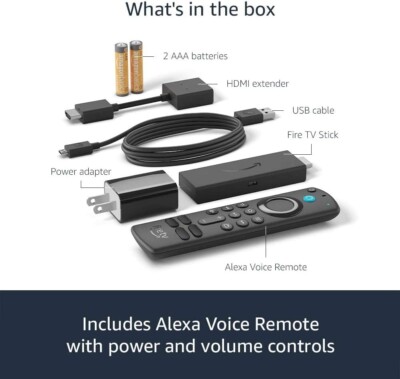 Amazon fire tv stick 2個セット Amazon Fire TV Stick (2nd Gen) Ly73pr With Alexa Voice Remote for