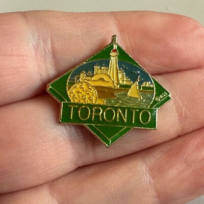 Toronto Pin Vintage Toronto Canada Souvenir Enamel Pin – CN Tower & Waterfront | eBay