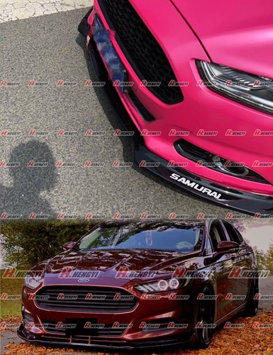 Front Lip Splitter Body Kit Painted Black For Ford Fusion 2013 2014 2015 2016 - Picture 5 of 12