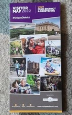 Peak District & Derbyshire foldout Visitor Map 2022 - Poole's Cavern Guillver's