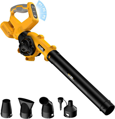  Cordless Leaf Blower for De-Walt 20V Battery, 3 Speed Modes up to 200MPH, 270° 