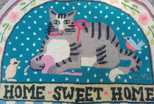 Kit De Crochet Complet CLAIRE MURRAY Nantucket Cottage RUG, Fournitures Rares, Dimensions 24 X 36 Pouces