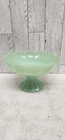 Fire King Anchor Hocking Jadeite  Jadite Scalloped Compote Pedestal Bowl Rare