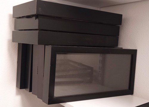 One Graded Card Display Frame - 4 Graded Card Space Wall Mount Trading Card