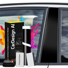 Dekor Schwarz-Glanz f&uuml;r Mercedes CLS C219 Coup&eacute; Zierleiste Blende T&uuml;r B-S&auml;ule