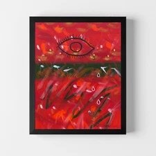Street art urban painting graffiti giclee art print: small 8x10 print