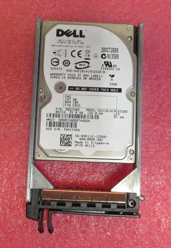 Dell XK112 HUC101414CSS300 147GB 10000RPM SAS 3Gbps Hot Swap 16MB 2.5£ Internal - Picture 6 of 8