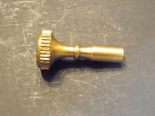 Socket Turn Key Knob Solid Brass 1 1/4" long Knurled 4-36 Lighting Lamp (KS2)
