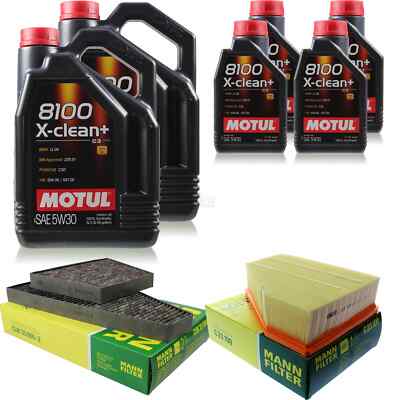 MANN-FILTER Inspektionspaket 14 L Motul 5W-30 für VW Phaeton 4.2 V8 4motion 3.2