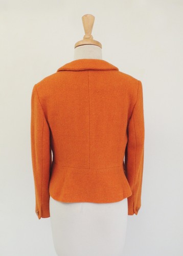 VIVIENNE WESTWOOD 1991 DRESSING UP - Orange red tweed Love jacket Orb - Picture 5 of 8