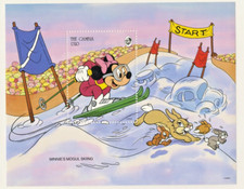Disney 1993 Gambia - Winter Sports, Miniature Sheet - MNH