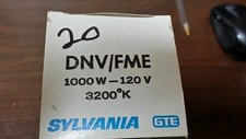 Sylvania GTE DNV FME 1000W - 120 VOLT 3200 K Stage Theatre Lamp NIB LOT of 2