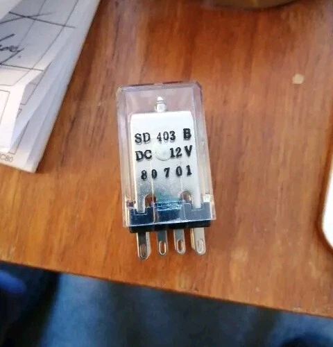 4 Pole Miniature Changeover Plug In Relay SD403B. 14 Pin 12V DC 6A - Image 4 of 4