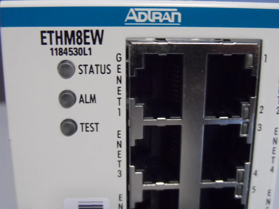 Adtran OPTI-6100 ETHM8EW 8-port 10/100 Enhanced Ethernet Module 1184530L1 Qty. - Image 2 of 3
