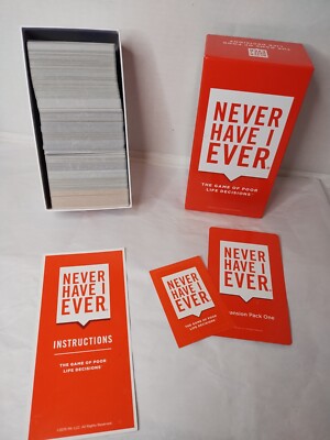 Never Have I Ever The Game Of Poor Life Choices Funny Card Game 