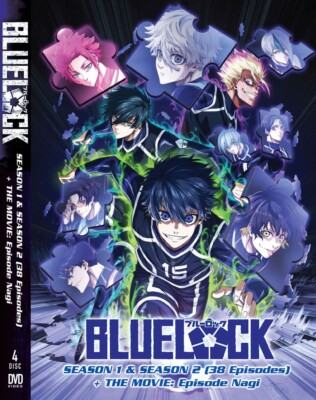 BLUELOCK SEASON 1-2 VOL.1-38 END + MOVIE ANIME DVD ENGLISH DUBBED REG ALL