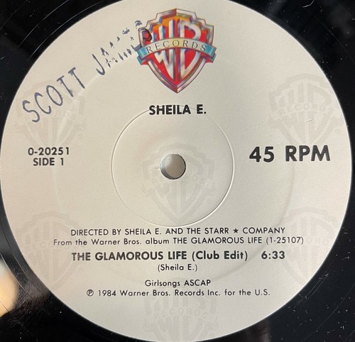 Sheila E. - The Glamorous Life Vinyl 12" Maxi Single on Warner Brothers 1984 - Picture 3 of 4