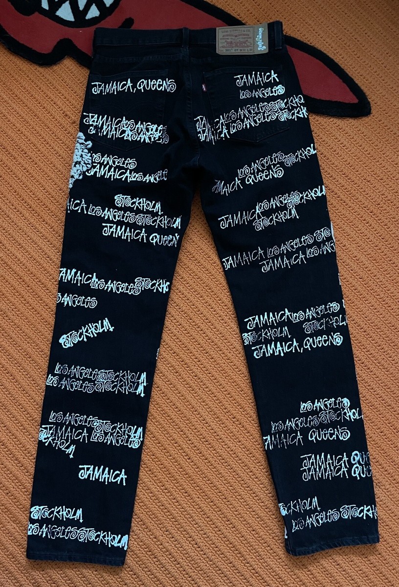 パンツ Denim Tears Stussy Our Legacy 501 Jean Stussy x Denim Tears 501 Jean Raw Denim Men's - FW22 - US
