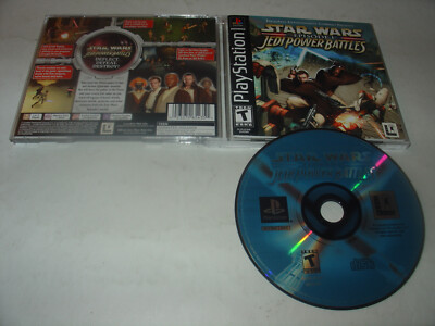 Star Wars Episode I Jedi Power Battles (Sony PlayStation 1, 2000) PS1 Complete