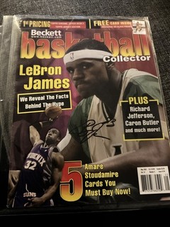 LeBron James Autographed Beckett NBA