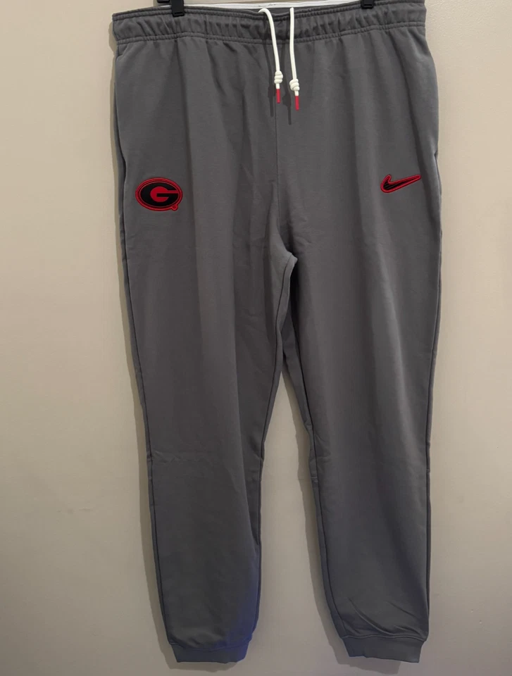 Nike UGA Georgia Bulldogs On-Field Player Team Issue PE Travel Sweatpants L NEW - Image 2 of 4