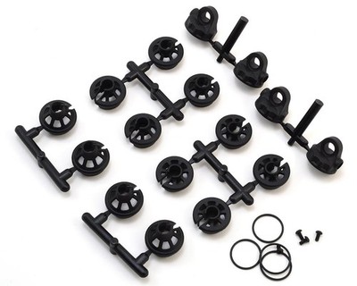 Team Associated B6.1/B6.1D Shock Caps & Spring Cups [ASC91814]