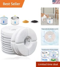 12/16 Pack Cat Water Fountain Filters - Triple Filtration for Healthy Hydration