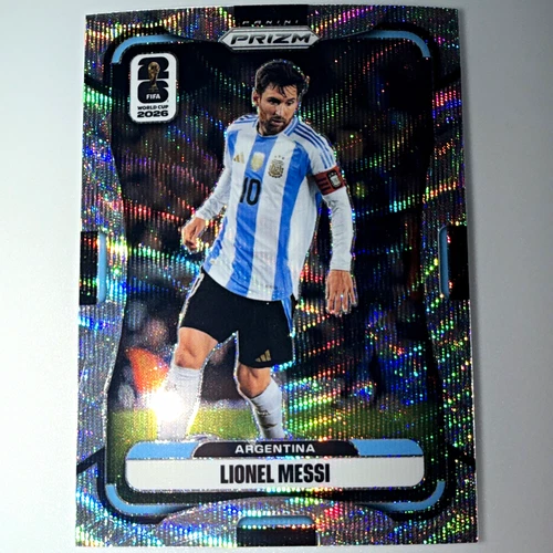 Panini 2026 Prizm FIFA World Cup Lionel Messi Argentina silver wave #10