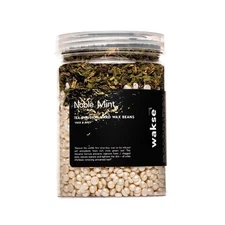Wakse Noble Mint Tea-Infusion Hard Wax Hair Removal Beans 10 oz