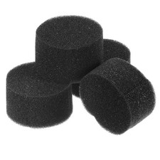 100pcs Hydroponic Sponges, 1.97" Growing Media Cylindrical Sponges Black 0.18 per sponge