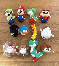 12set Super Mario World Plush Doll 1992 From Japan Banpresto Nintendo Rare