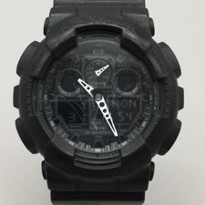 Casio G-Shock 5081 GA-100 Mens Watch 51mm Black Ana-Digi 200M Blackout