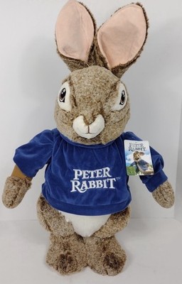Peter Rabbit Standing Porch Greeter Plush Easter Decoration 24'' New Dan Dee 2022