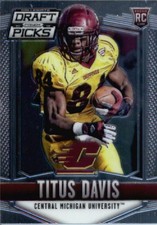 2015 Panini Prizm Draft Picks #242 Titus Davis RC - FB